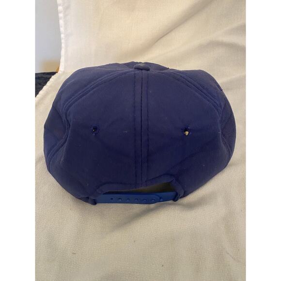 Vintage Edco Drilling Company Patch Hat Dad Cap Snapback Blue Cotton Foam Truck - Picture 3 of 11